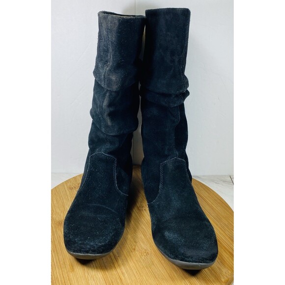 Naturalizer Women Suede Flat Boots Size 8M - Picture 3 of 5